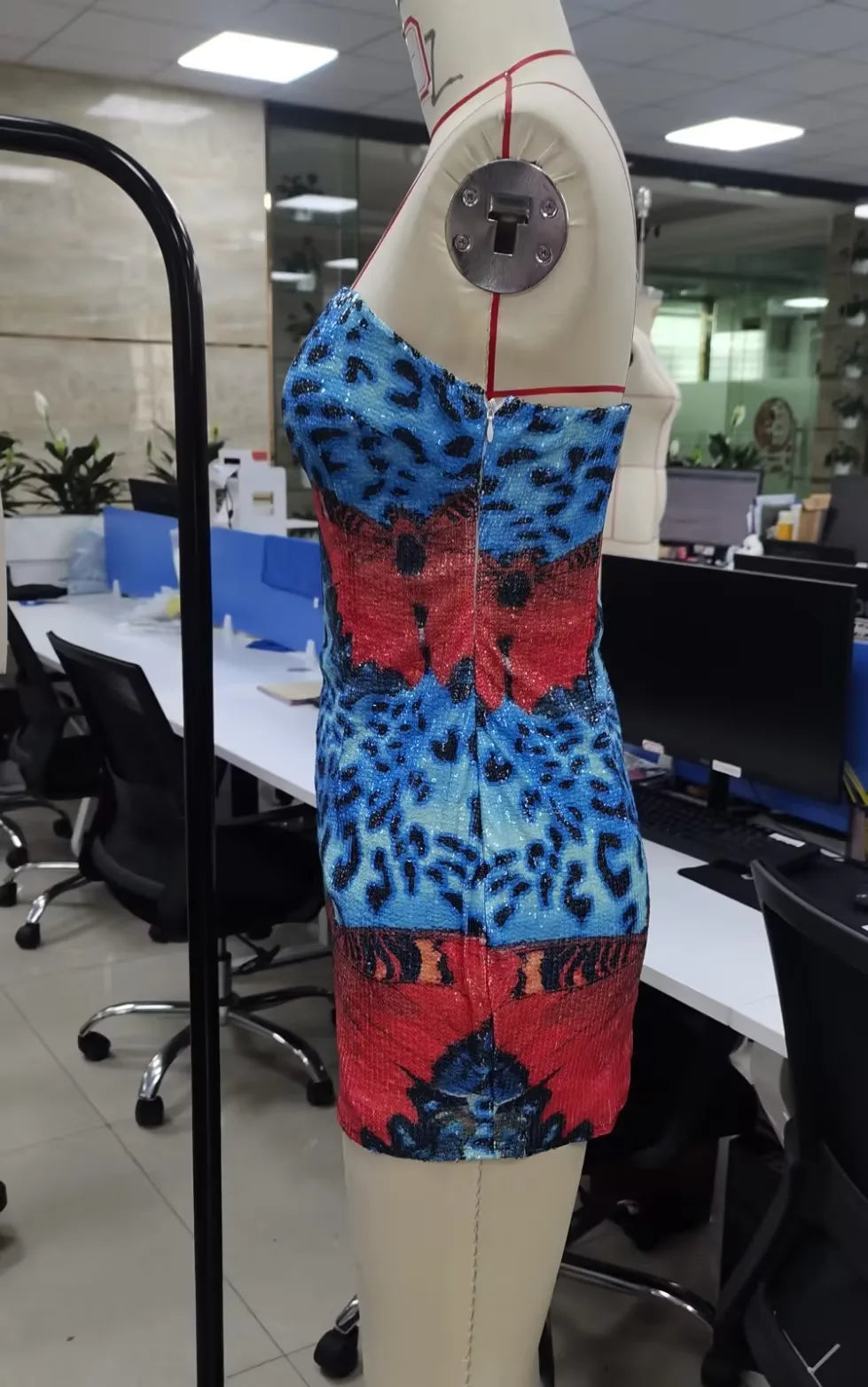 Women Aesthetic Sequin Strapless Mini Tube Top Dress Off Shoulder Sleeveless Flower/Butterfly/Starfish Bodycon Dress Party Club