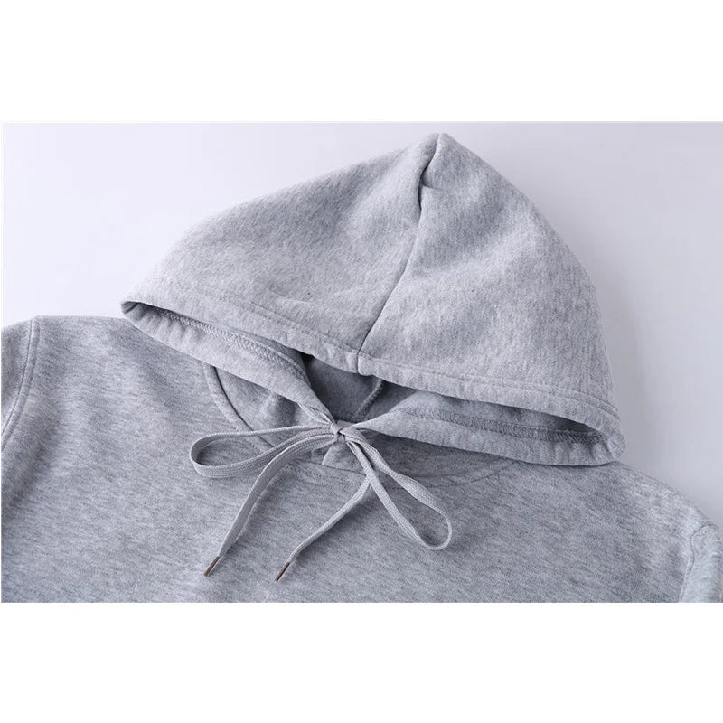Autumn plush women's hoodie winter fashion hoodie women's casual pocket pullover sports hoodie