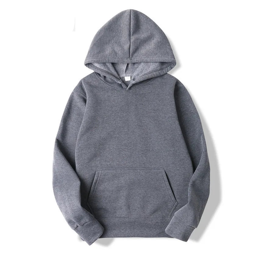 Autumn plush women's hoodie winter fashion hoodie women's casual pocket pullover sports hoodie