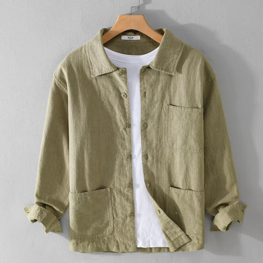 Retro Linen Jacket