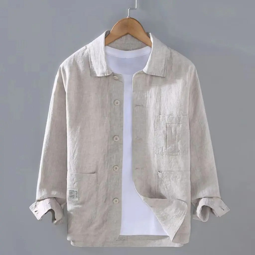 Retro Linen Jacket