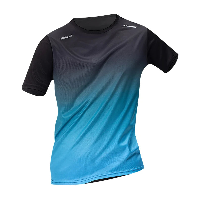 4/1/2 Pack Men's Gradient Quick-drying Sportswear Teenagers Leisure Joker Short-sleeved Multi-size Mixed-color Running Fitness T